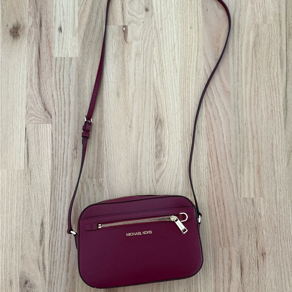 Michael Kors Wine Crossbody Bag